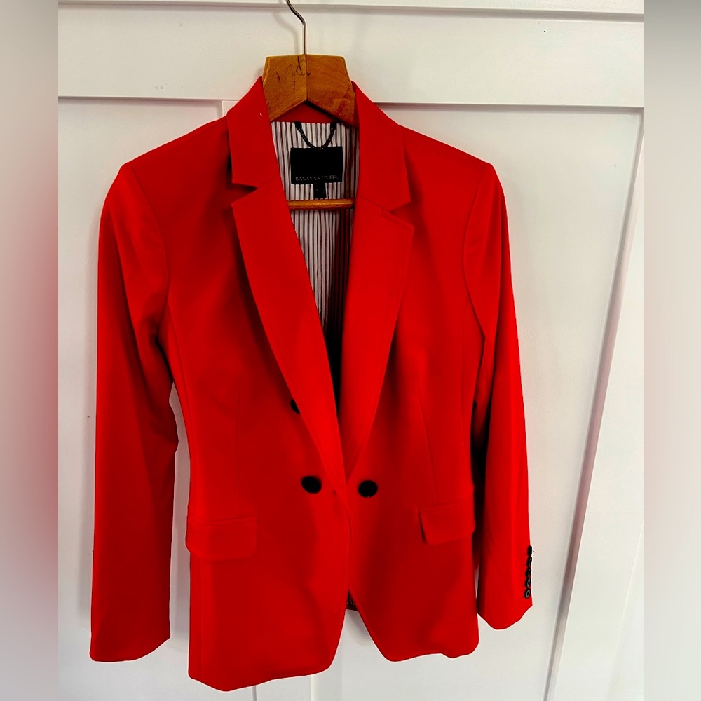 Red blazer